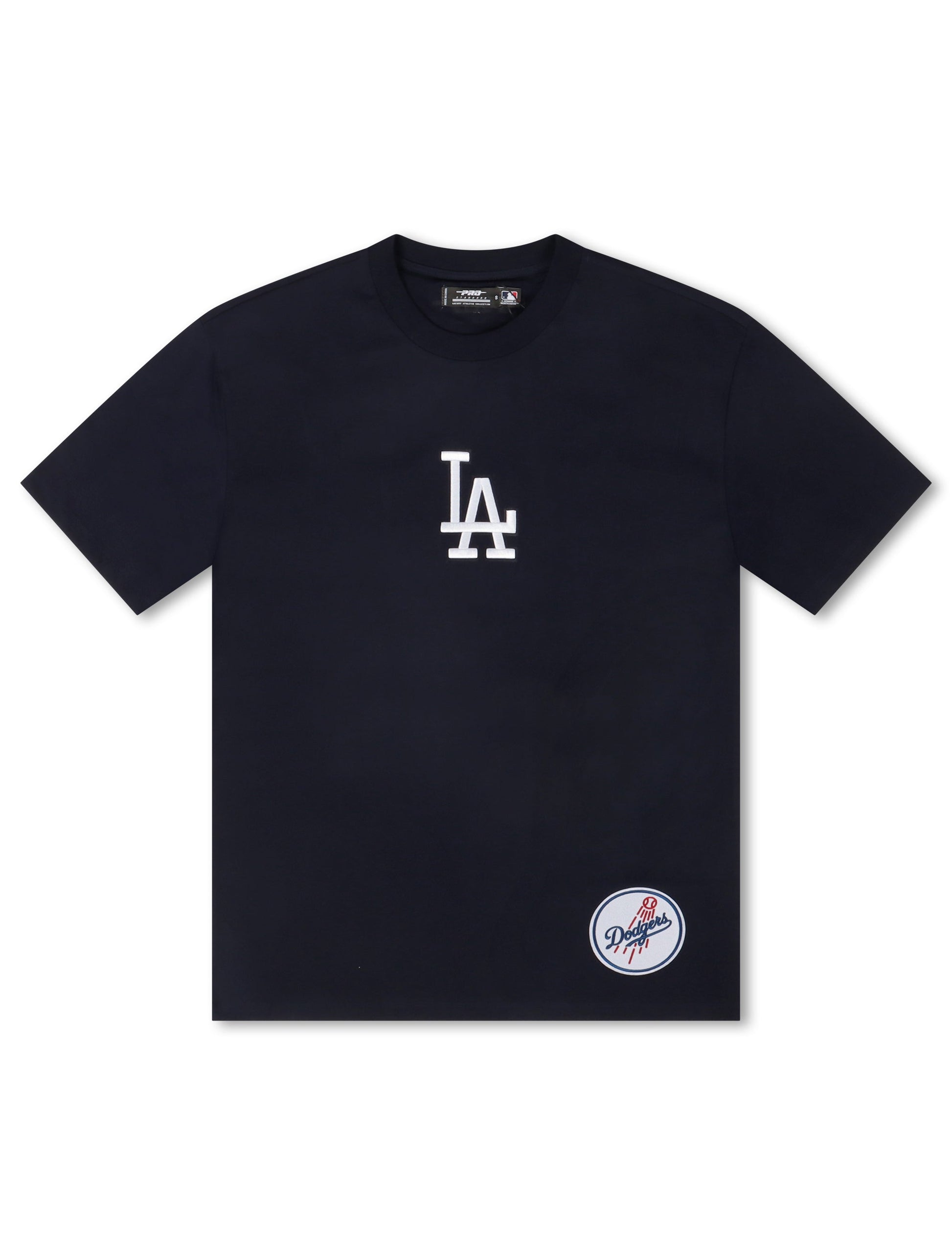 Pro Standard La Dodgers Wingspan Drop Shoulder Tee - Midnight Navy Denim Exchange