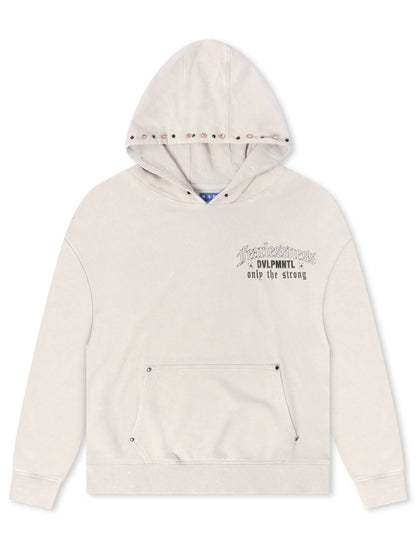 Rebel Denim Fearlessness Hoodie - Grey Denim Exchange