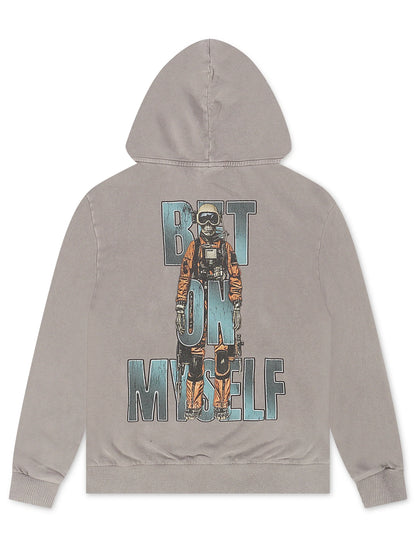 Concept LA Skier Hoodie - Grey Wash Denim Exchange