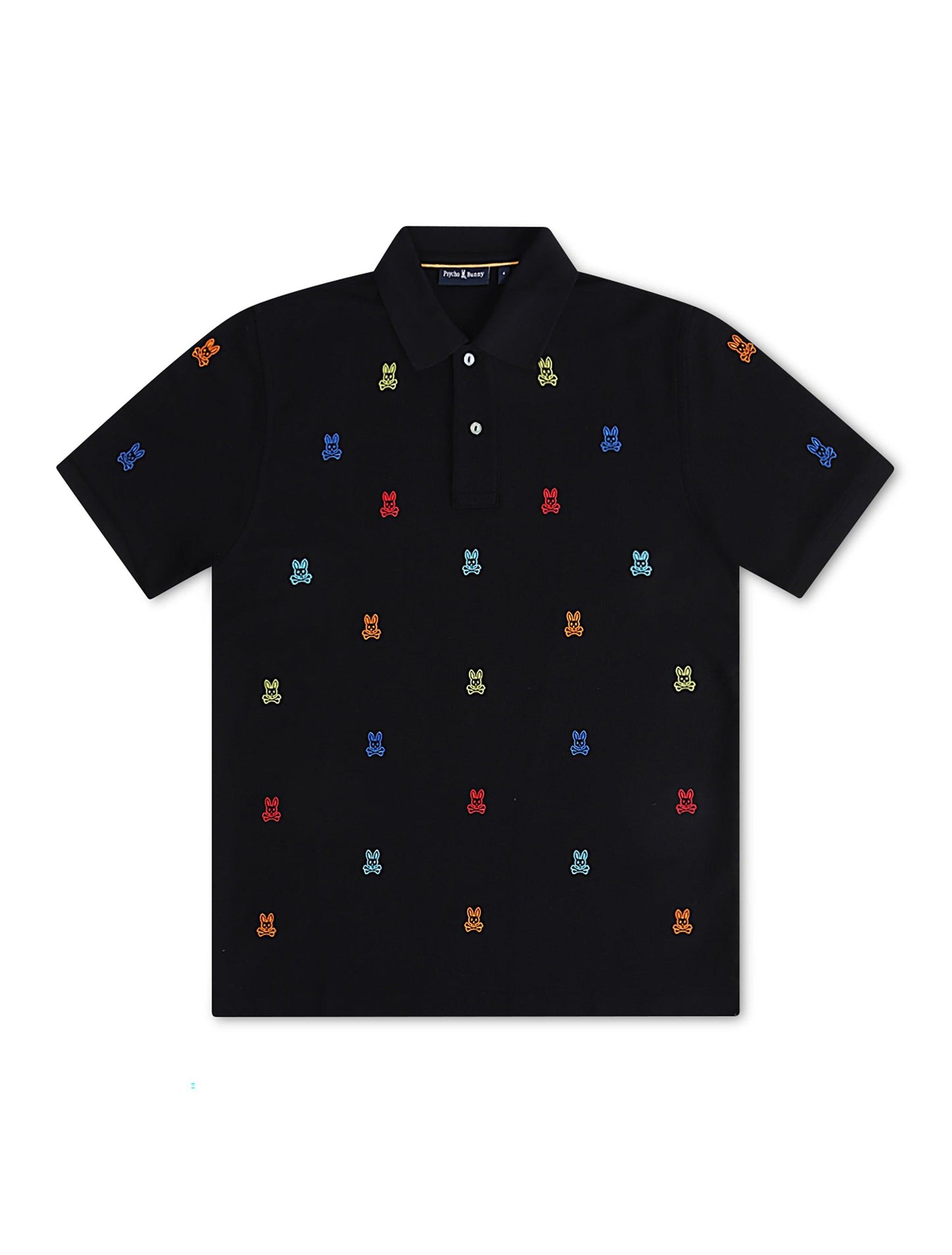 Psycho Bunny Bonham Pique Polo - Black Denim Exchange