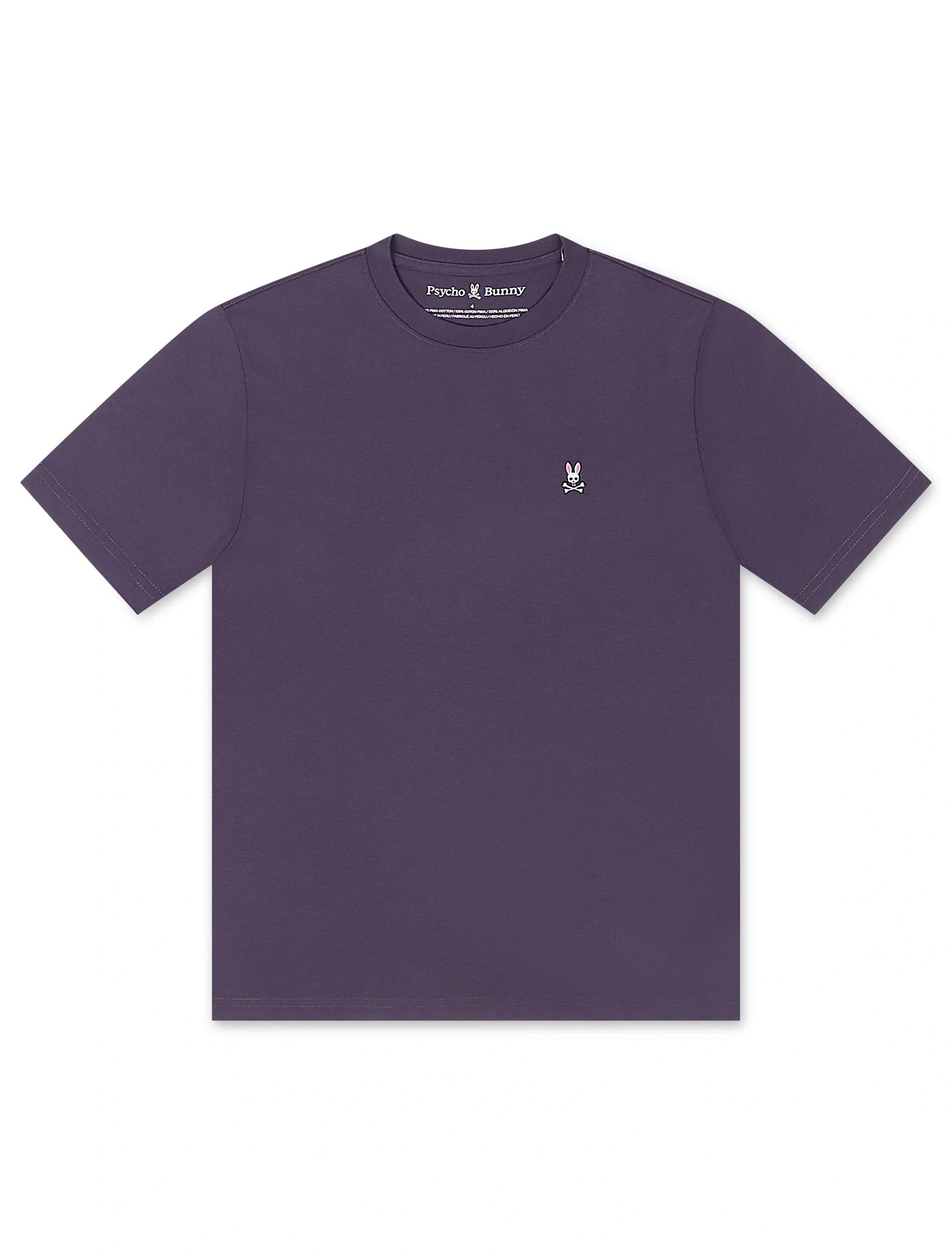 Psycho Bunny Classic Crewneck Tee - Purple Velvet Denim Exchange