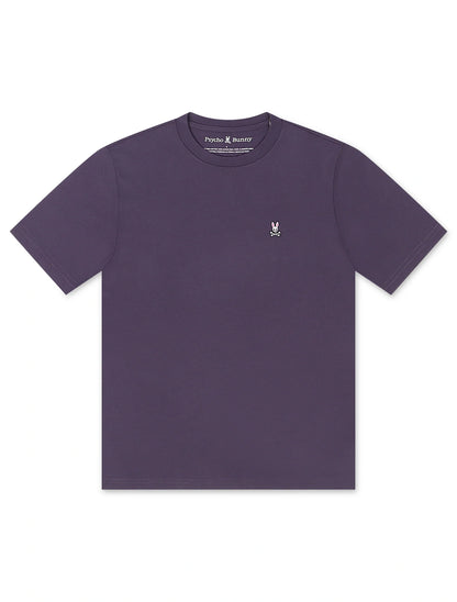 Psycho Bunny Classic Crewneck Tee - Purple Velvet Denim Exchange