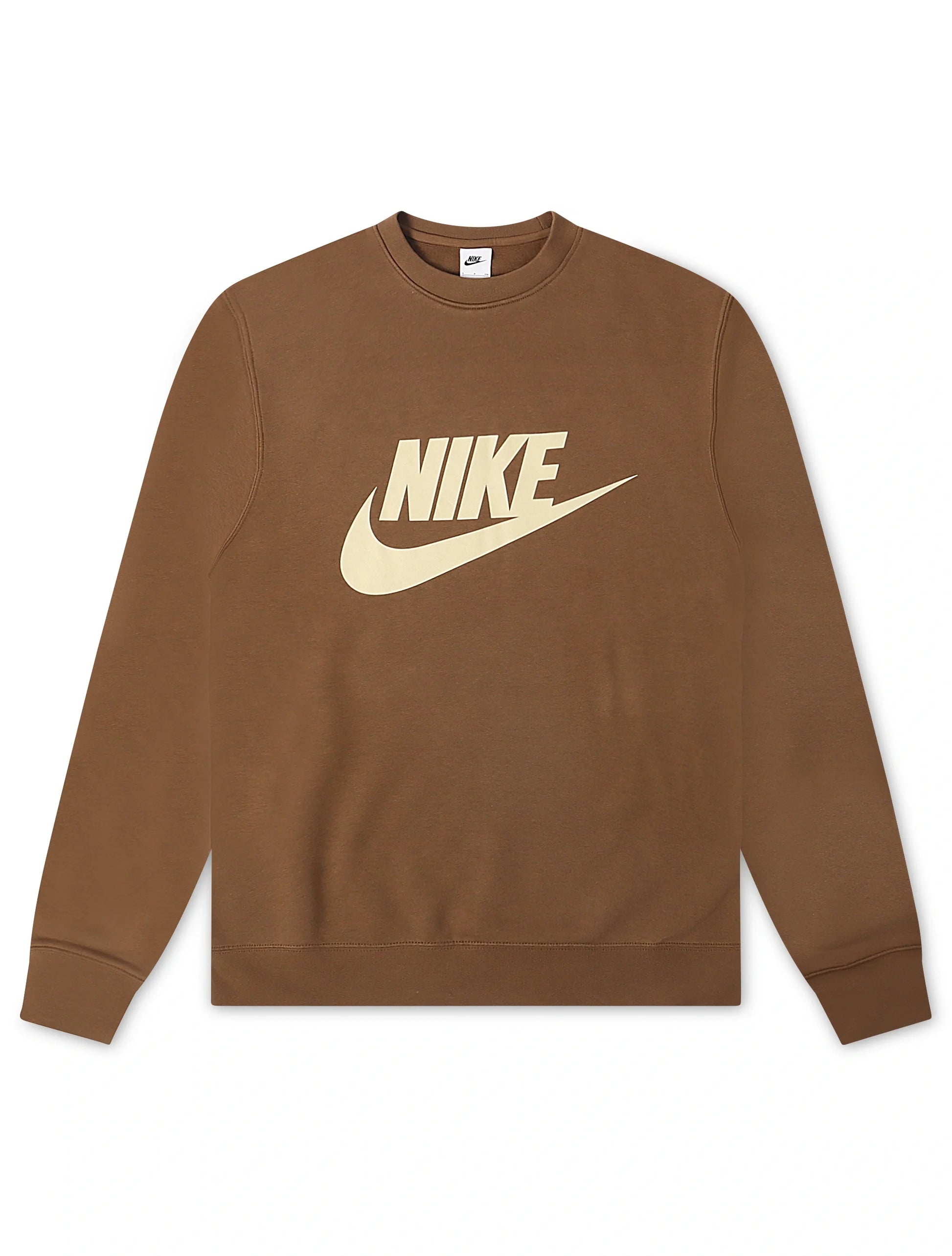 Nike Mens Club Crewneck - Mosswood Brown Denim Exchange