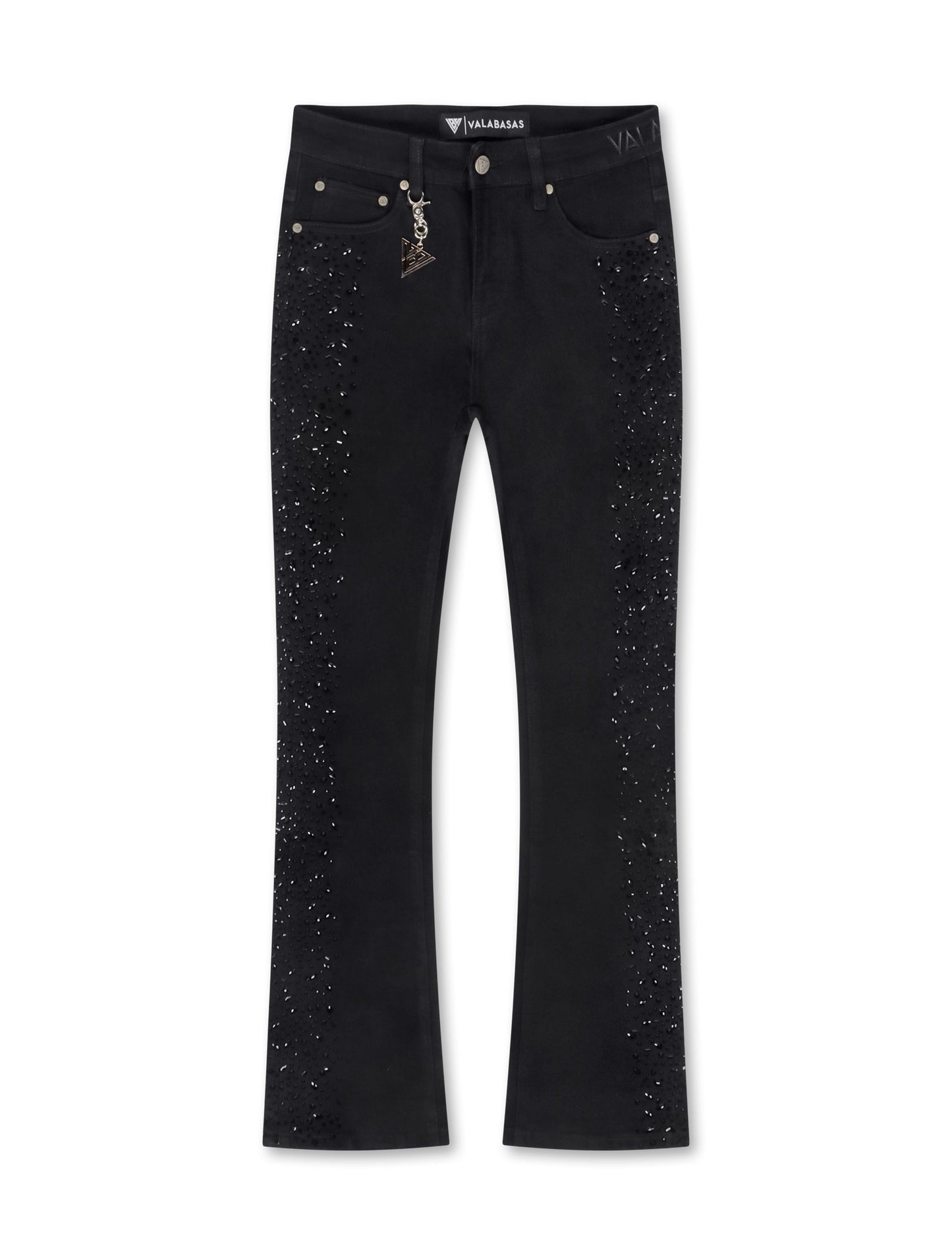 Valabasas Shock Stacked Jeans - Jet Black Denim Exchange