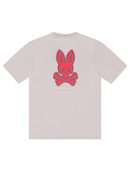 Psycho Bunny Sloan Back Graphic Tee - Natural Linen Denim Exchange