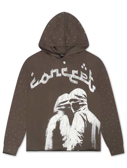 Concept LA Oasis Hoodie - Mocha Washed Denim Exchange