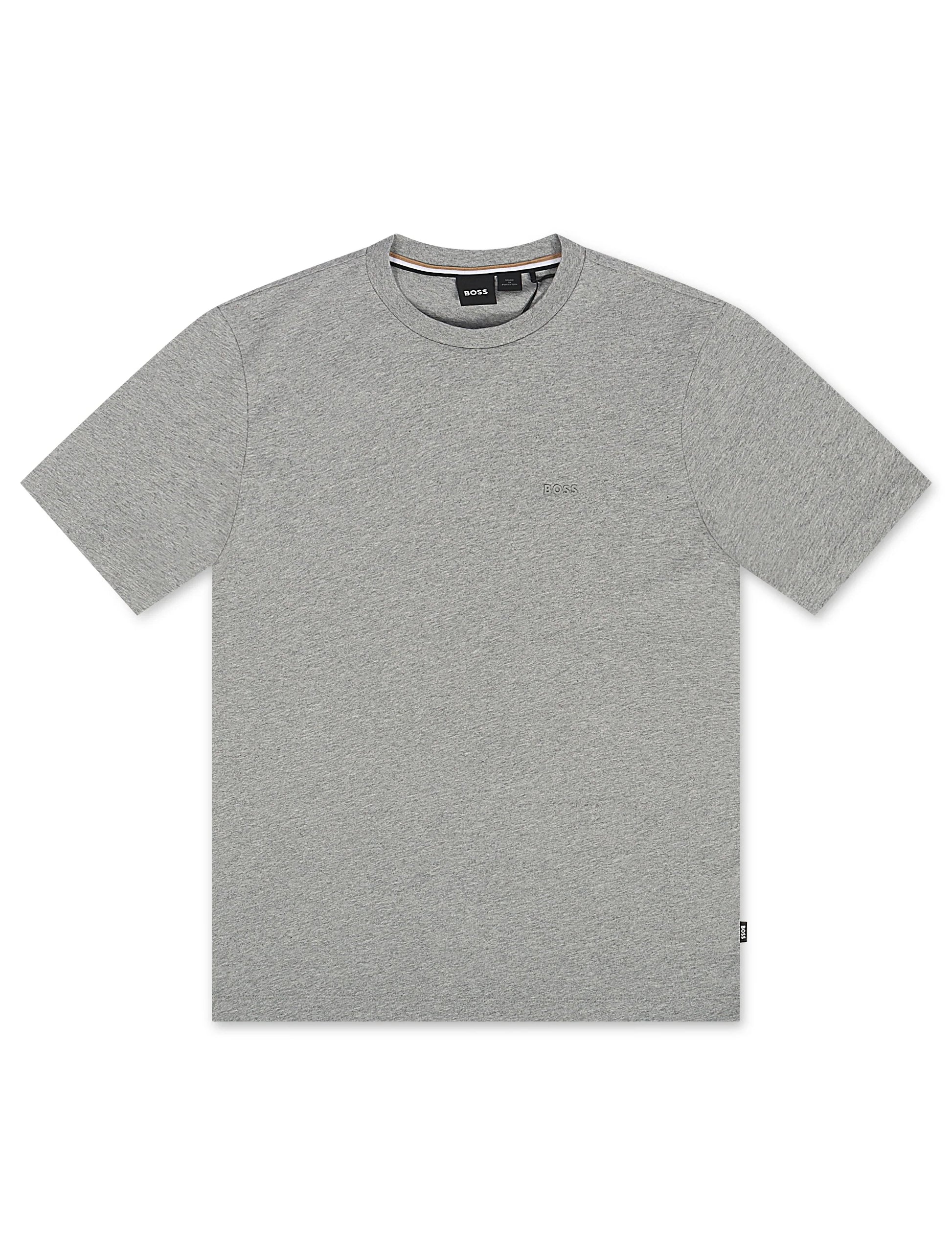 Hugo Boss Thompson Tee - Heather Grey Denim Exchange