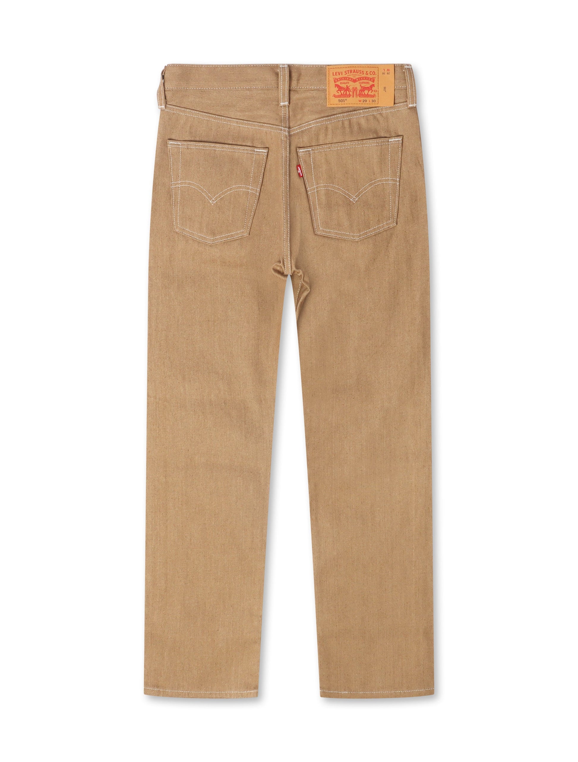 Levis 501™ Original Shrink To Fit Jeans - Beige Rigid Denim Exchange