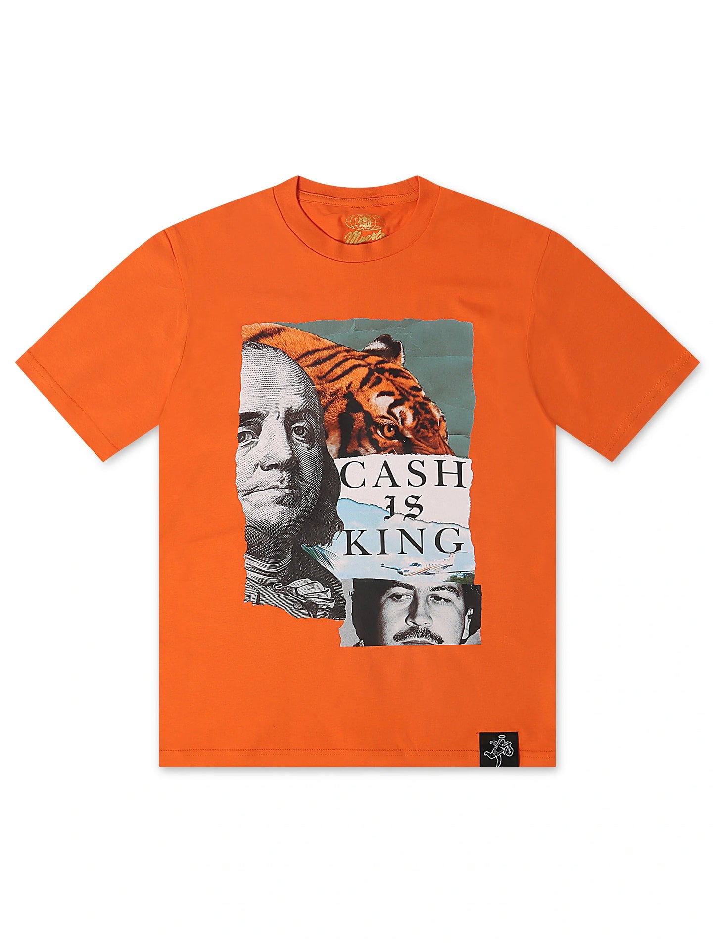 Hasta Muerte Cash is King Tee - Orange Denim Exchange