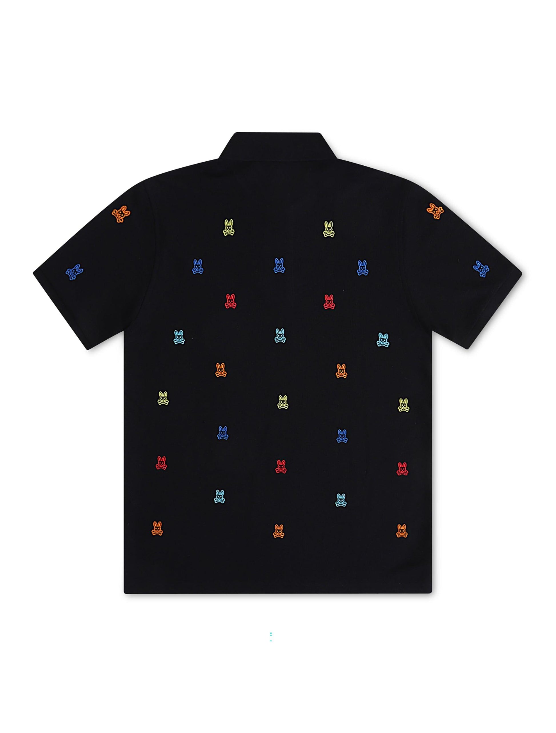 Psycho Bunny Bonham Pique Polo - Black Denim Exchange
