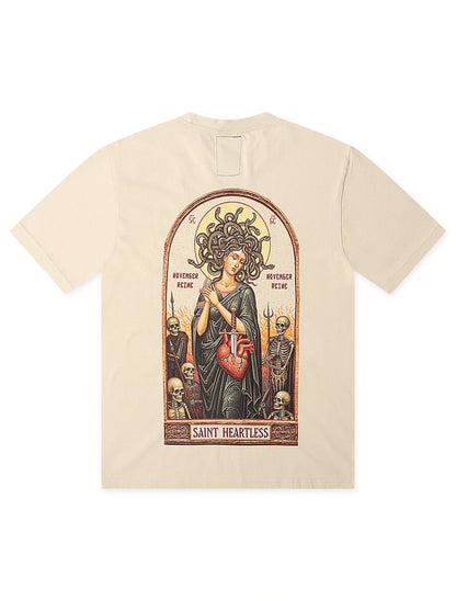 November Reign Saint Heartless Tee - Tan Denim Exchange
