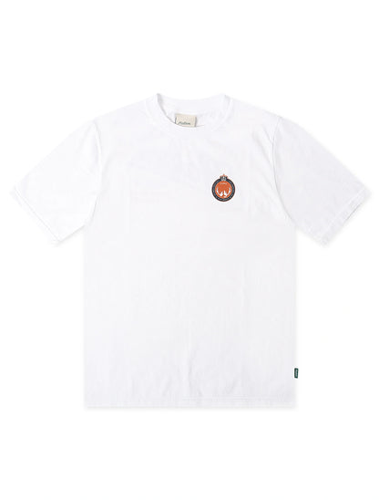 Malbon Bermuda Maxwell Tee - White Denim Exchange