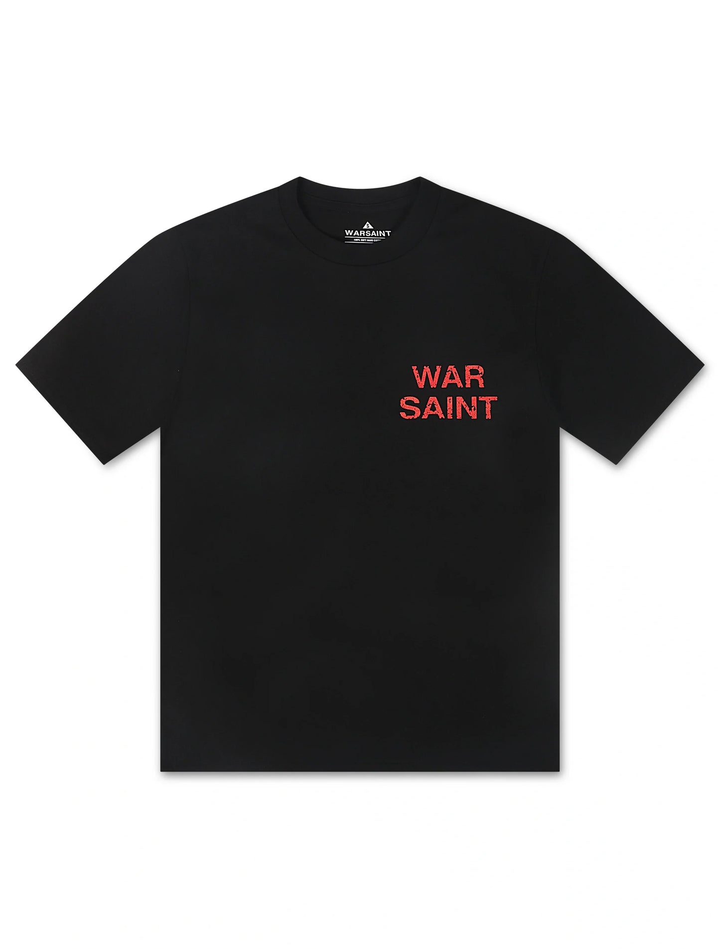 Warsaint LA Script Tee - Black/Red Denim Exchange