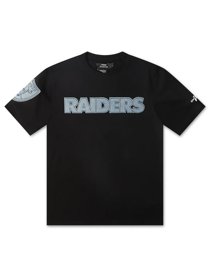 Pro Standard Las Vegas Raiders Varsity Blues Tee - Black Denim Exchange