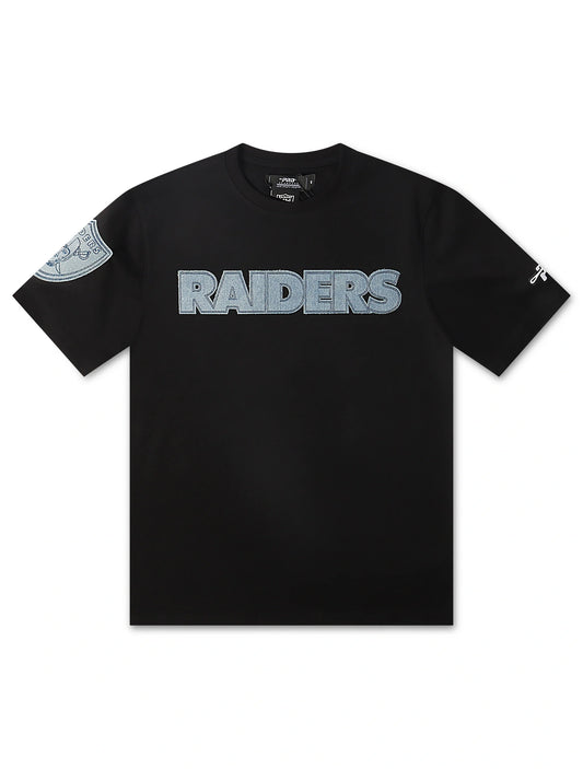 Pro Standard Las Vegas Raiders Varsity Blues Tee - Black Denim Exchange
