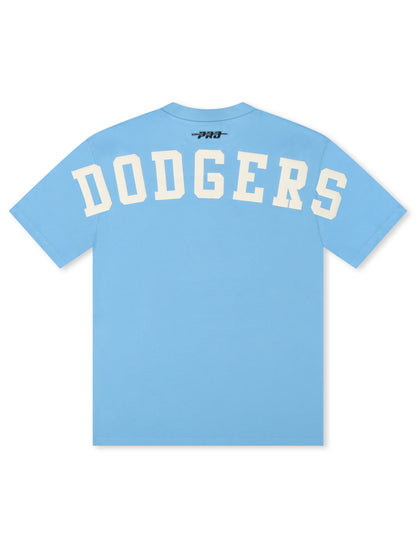Pro Standard La Dodgers Wingspan Drop Shoulder Tee - University Blue Denim Exchange