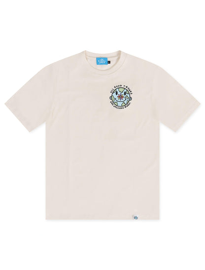 Vic Garcia World Love All Tee - Cream Denim Exchange