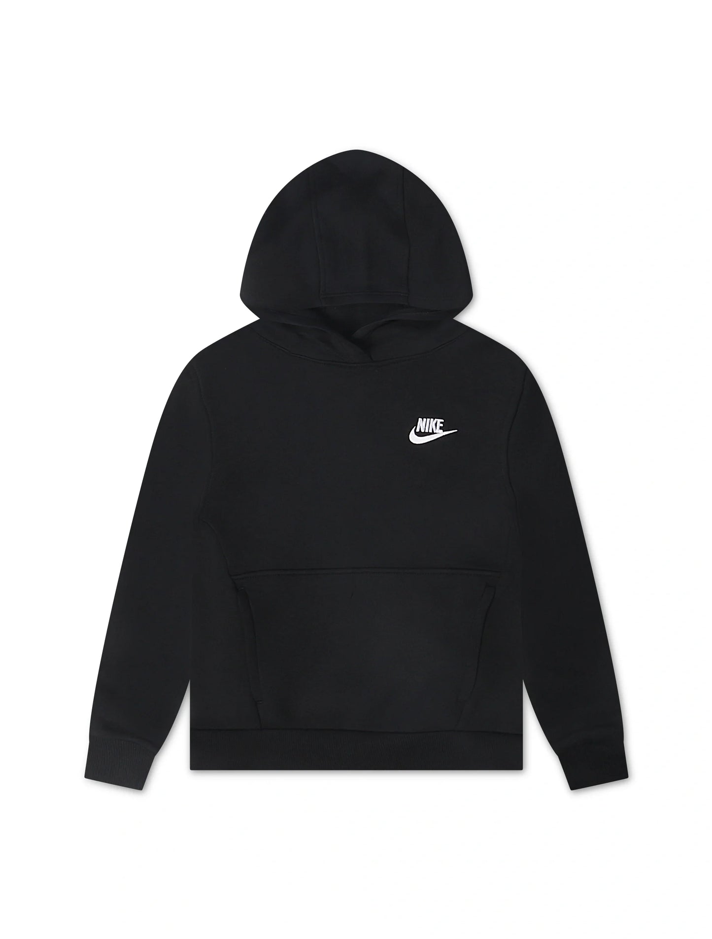 Nike Big Kids Sportswear Club Hoodie - Fleece Black/White Denim Exchange