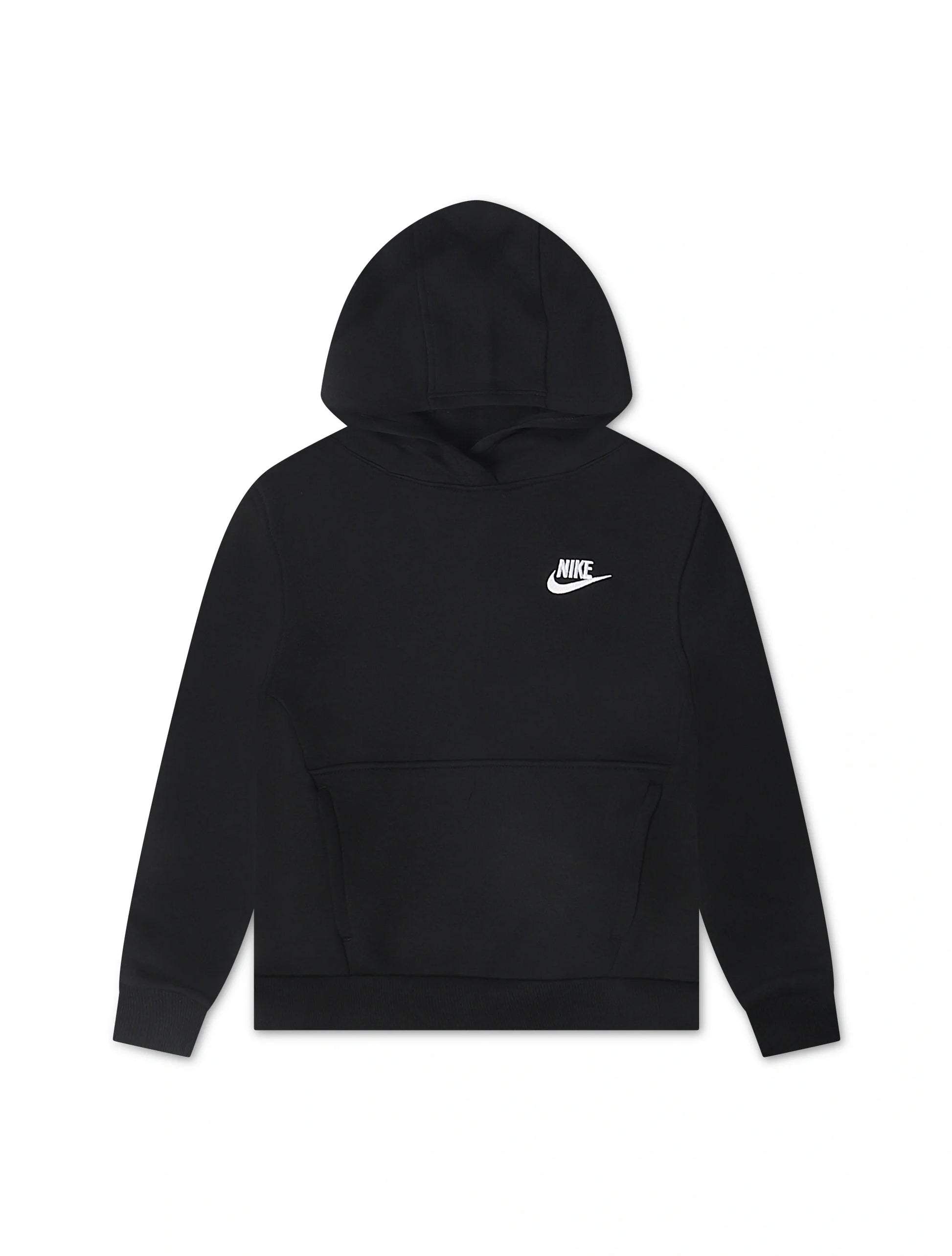 Nike Big Kids Sportswear Club Hoodie - Fleece Black/White Denim Exchange