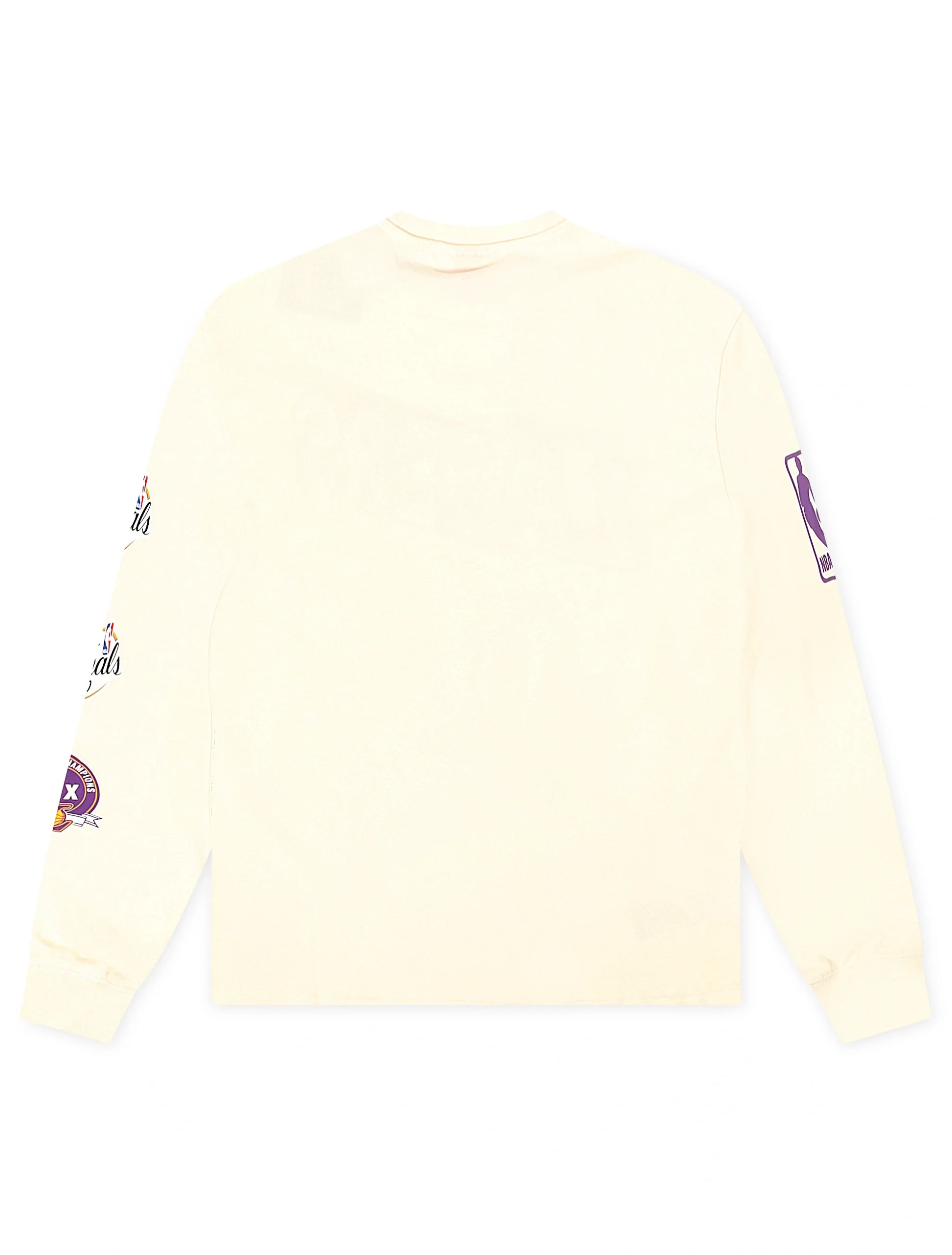 Mitchell & Ness Lakers Long Sleeve - Cream Denim Exchange