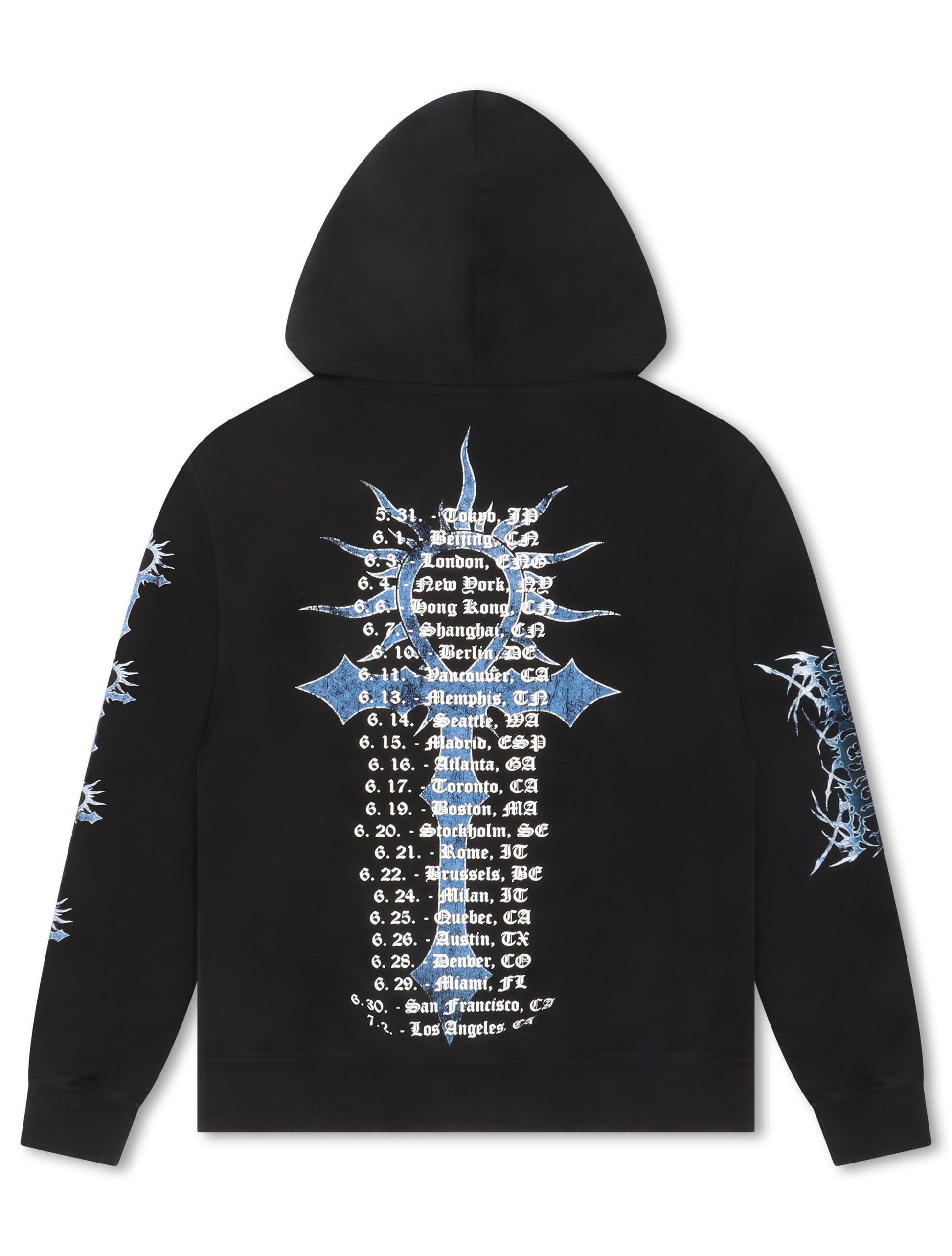 Revenge Chrome Reaper Hoodie - Black Denim Exchange