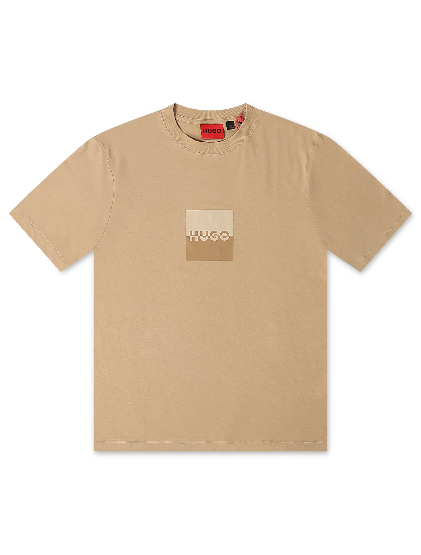 Hugo Dusplit Tee - Taupe Denim Exchange