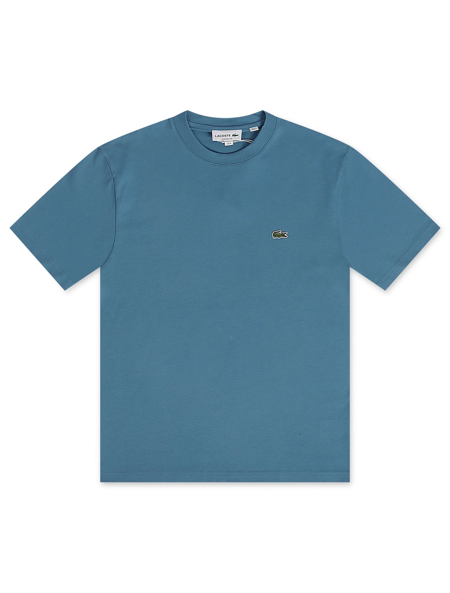 Lacoste Mens Cotton Tee - Blue Denim Exchange