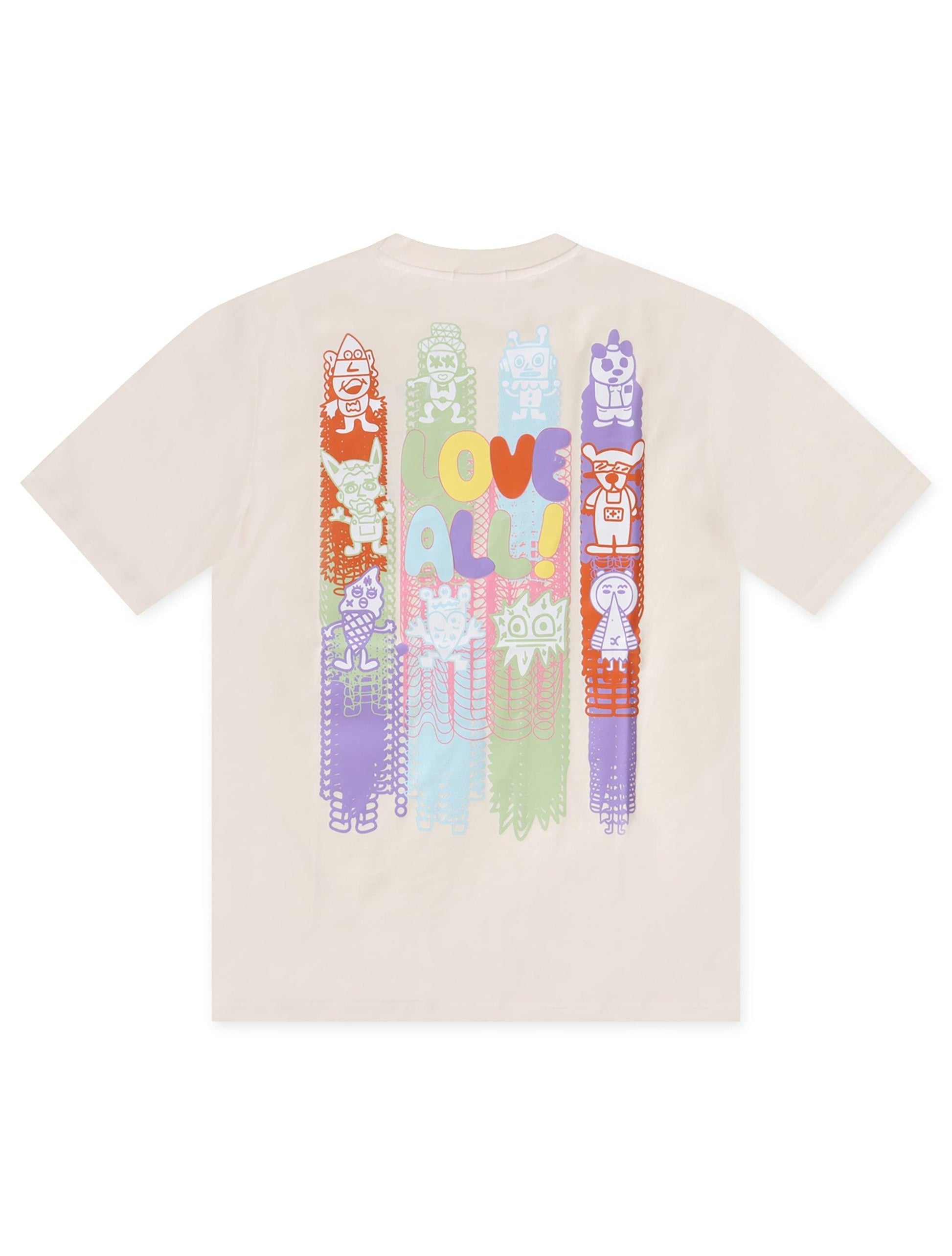 Vic Garcia World Love All Tee - Cream Denim Exchange