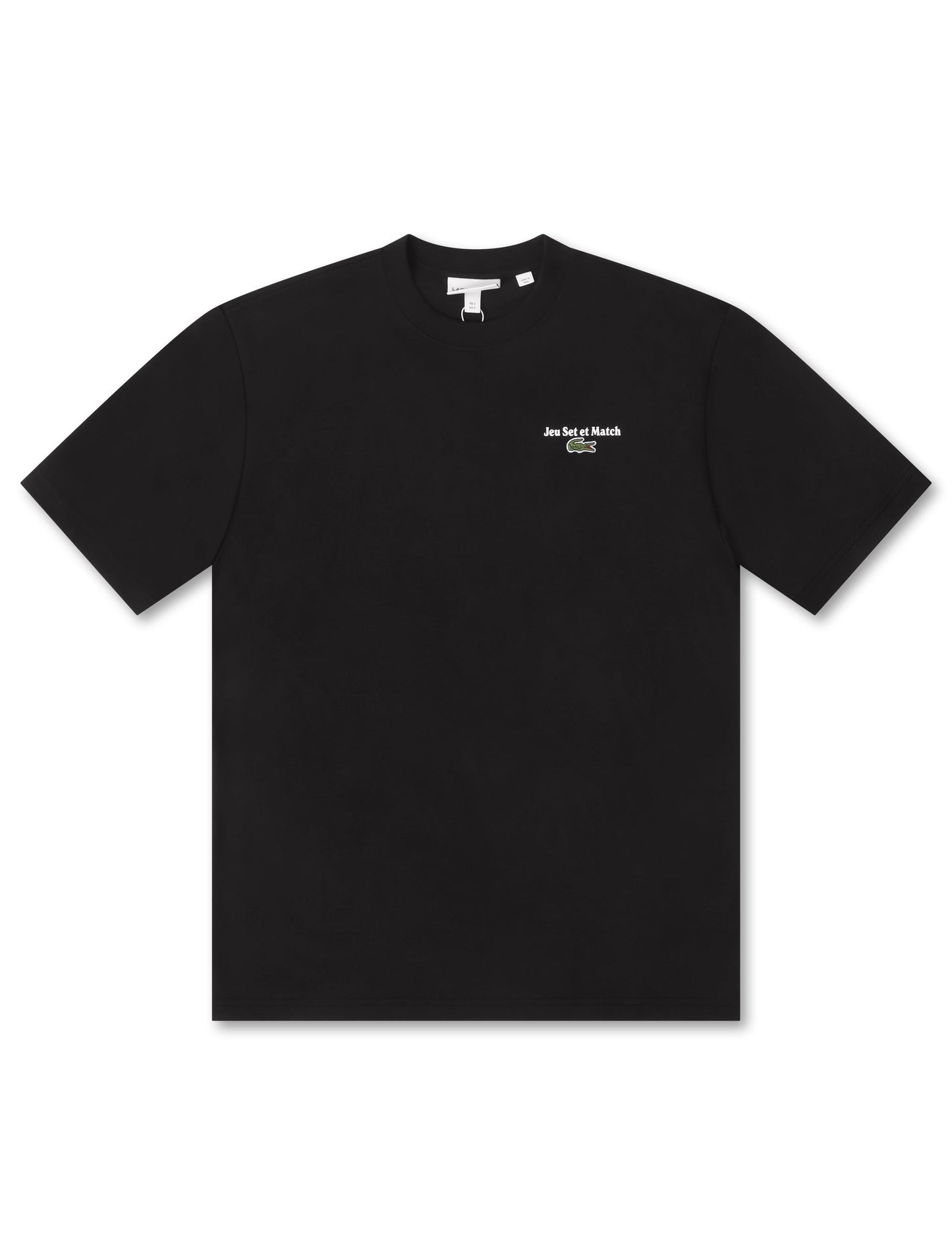 Lacoste Loose Fit Heavy Jersey Tee - Black Denim Exchange