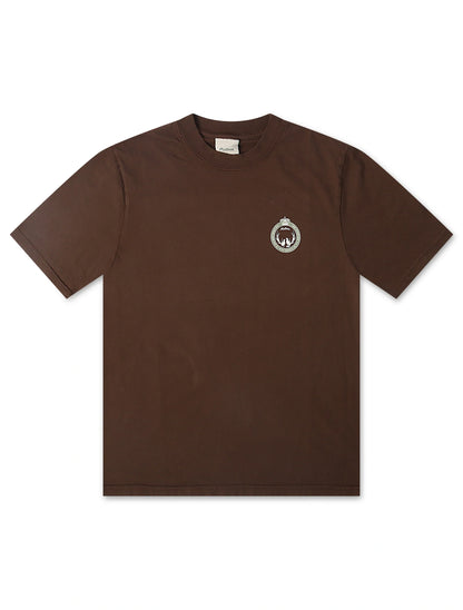 Malbon Bermuda Maxwell Tee - Brown Denim Exchange