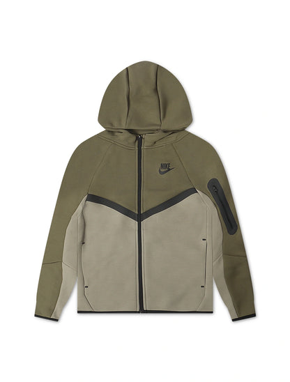 Nike Big Kids Sportswear Tech Fleece Jacket - Medium Olive Denim Exchange