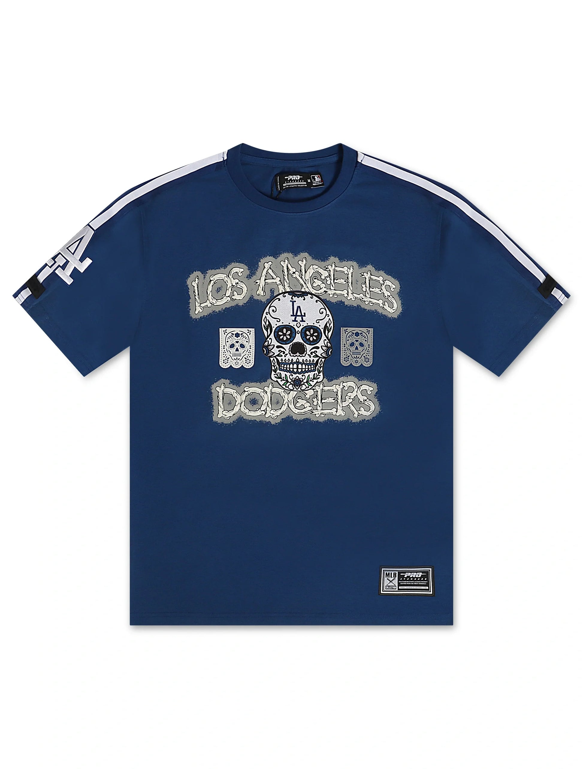 Pro Standard Dodgers Dia De Los Muertos Tee - Blue Denim Exchange
