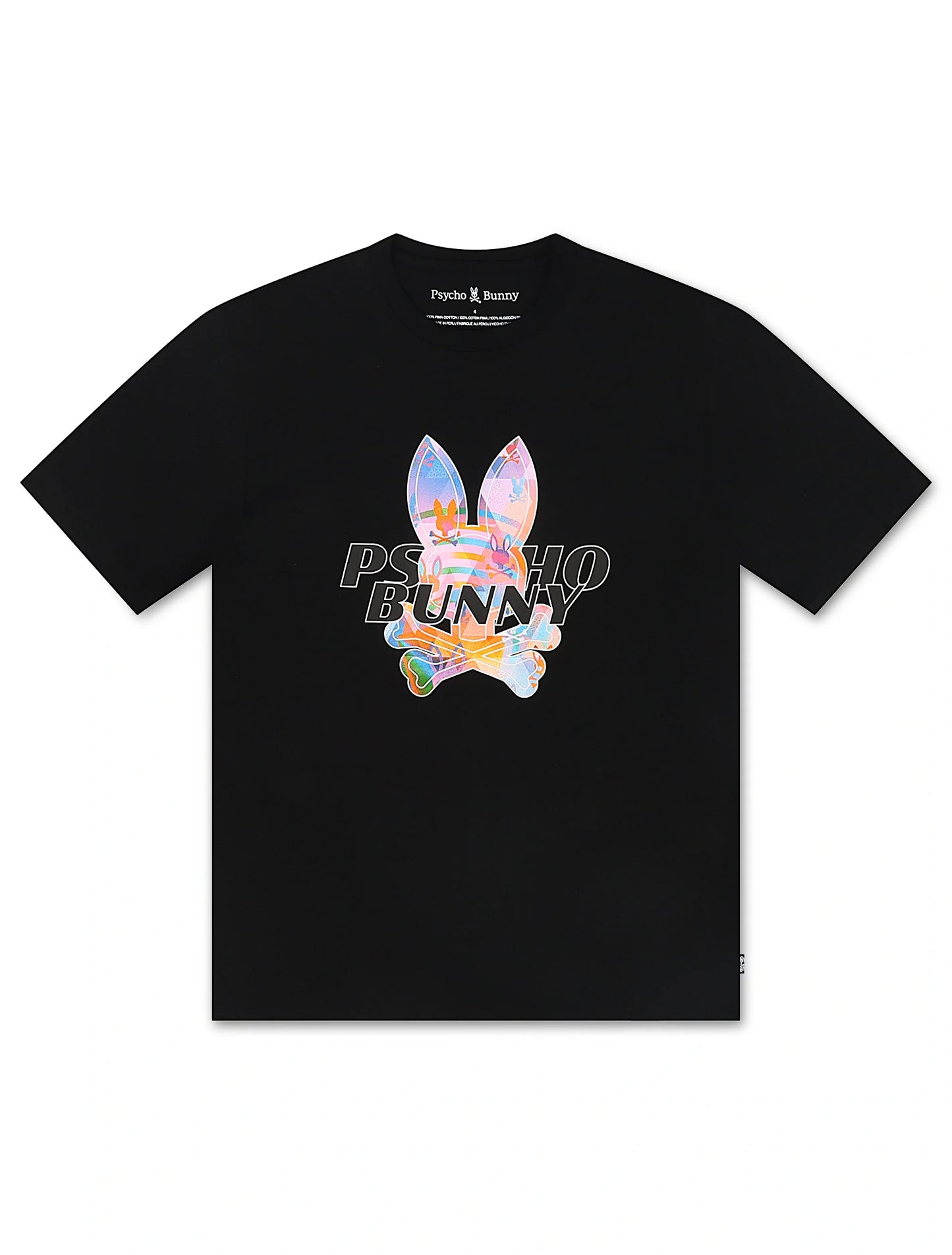 Psycho Bunny Milos Graphic Tee - Black Denim Exchange