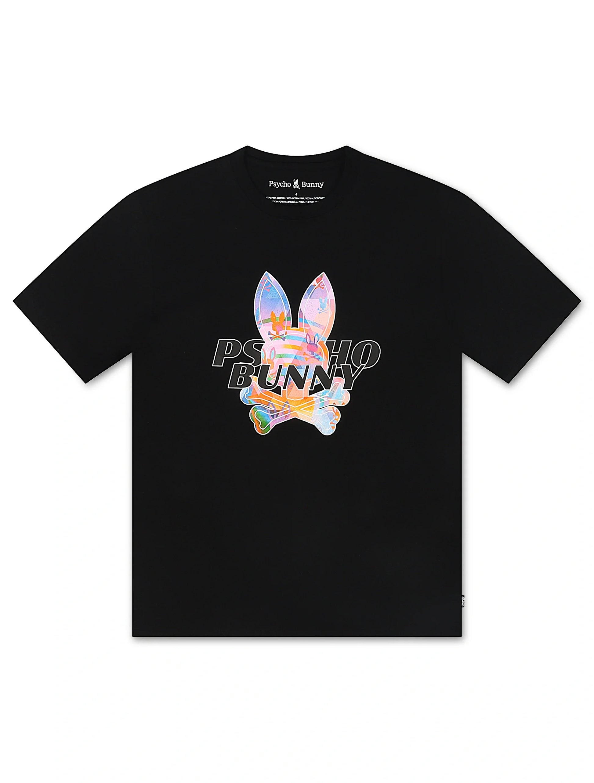 Psycho Bunny Milos Graphic Tee - Black Denim Exchange