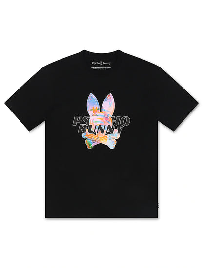 Psycho Bunny Milos Graphic Tee - Black Denim Exchange