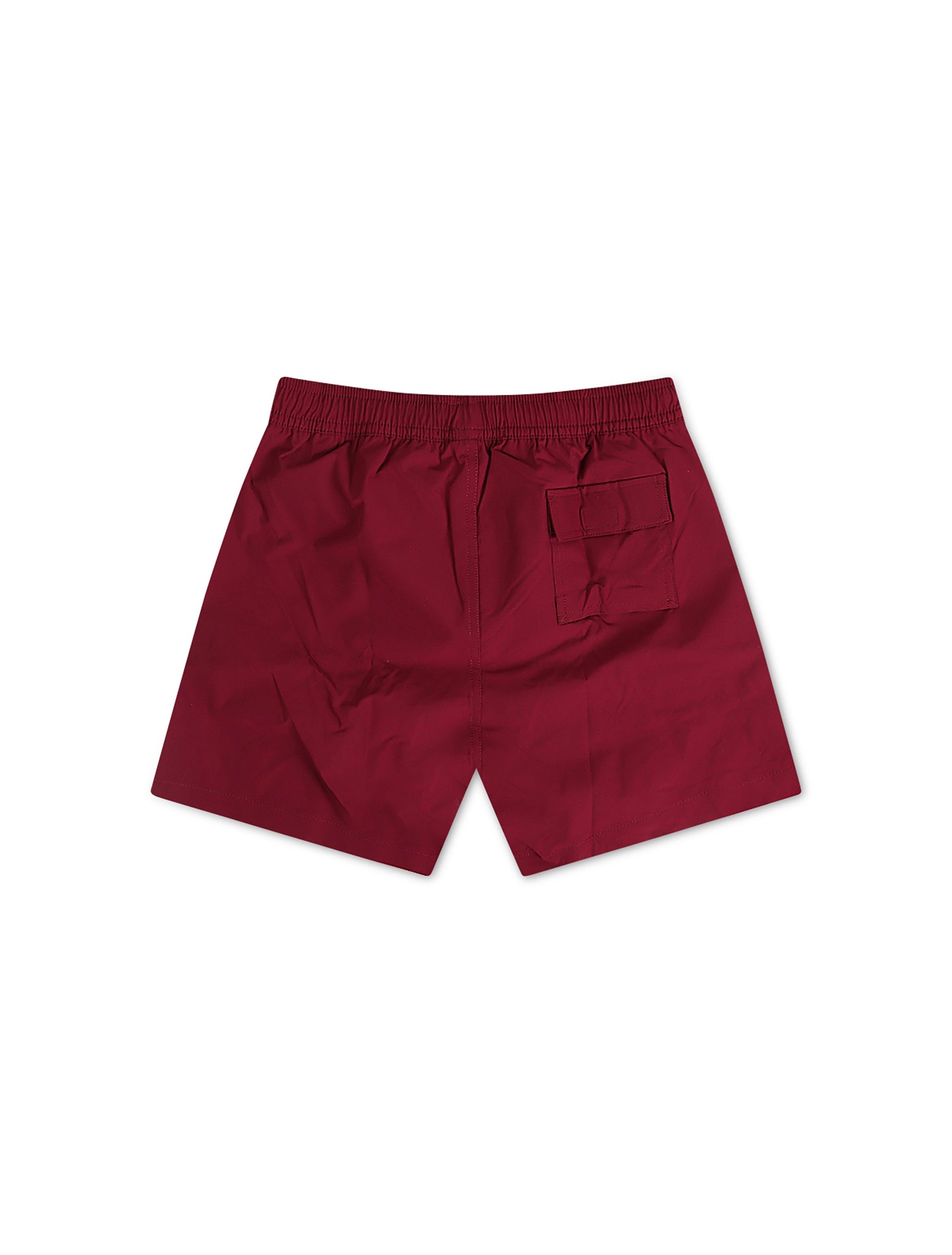 Psycho Bunny Kids Palmview Hydrochromic Swim Trunk - Crimson Denim Exchange