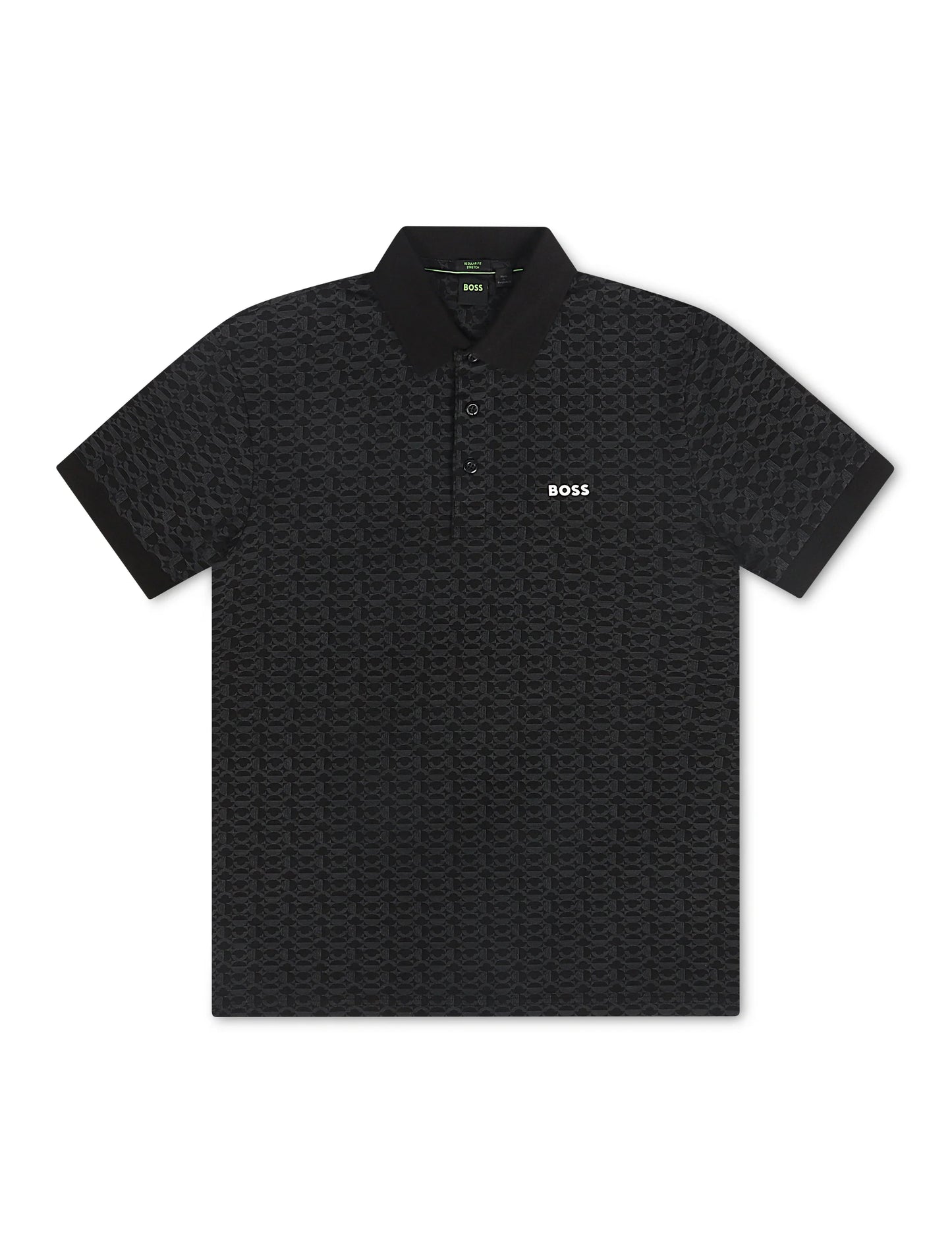 Boss Green Paddy Striped C Polo - Black Denim Exchange
