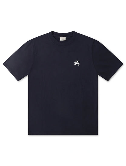Malbon Oakwood Tee - Navy Denim Exchange