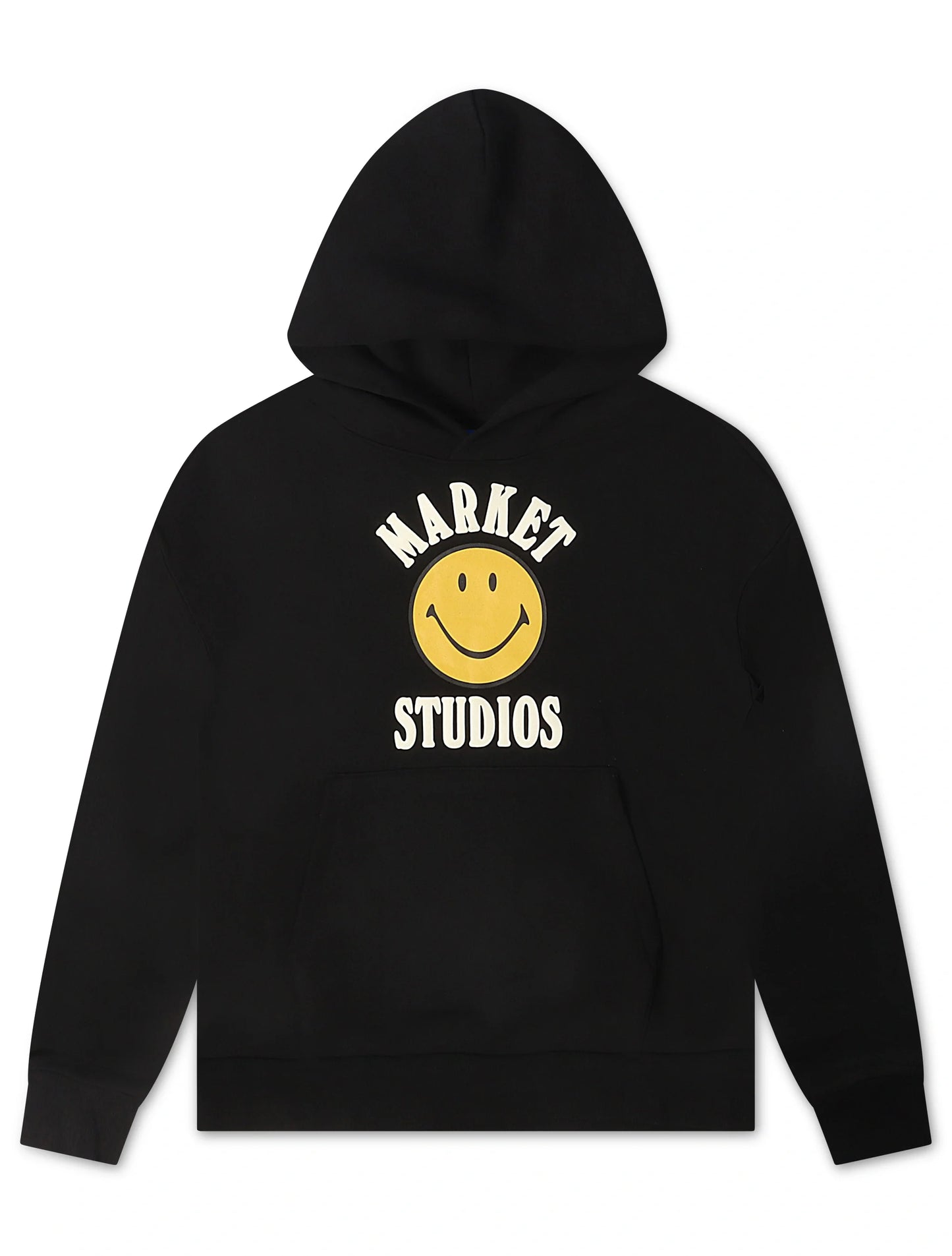 Market Smiley Lockup Hoodie - Black Denim Exchange