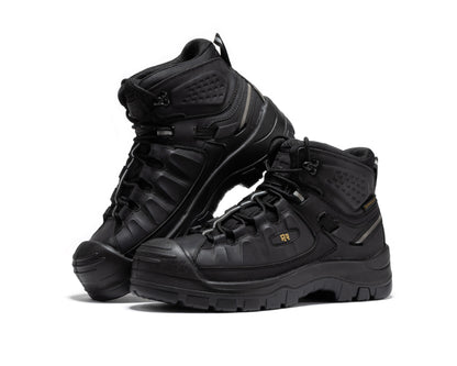 ROCKROOSTER Woodland Brown 6 inch Composite Toe Waterproof Leather Work Boots AK661 Rock Rooster Footwear Inc