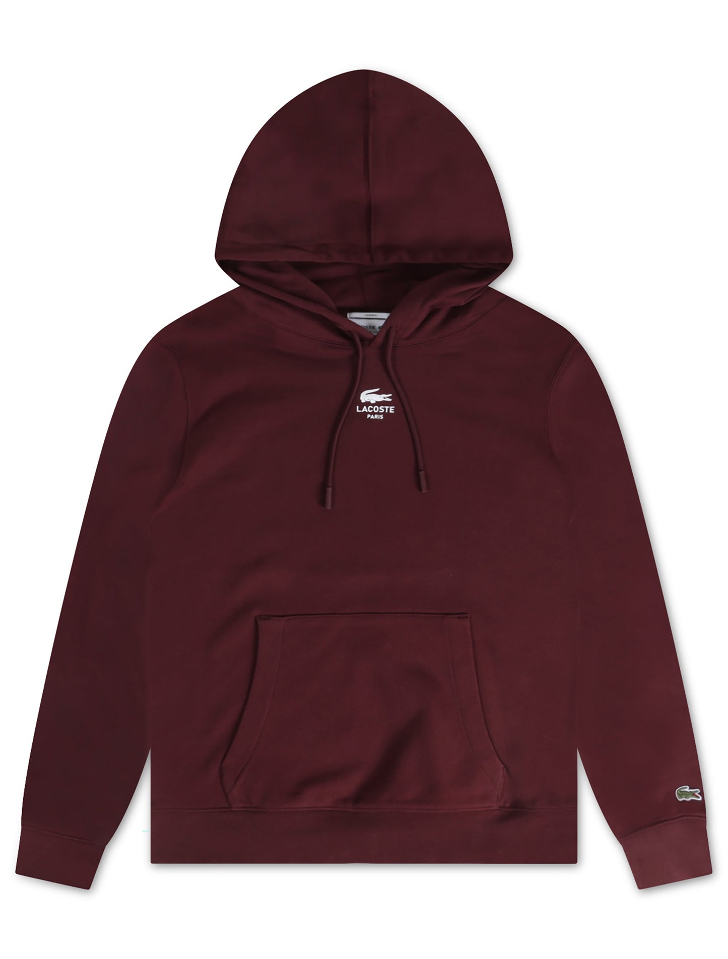 Lacoste Logo Hoodie - Burgundy Denim Exchange