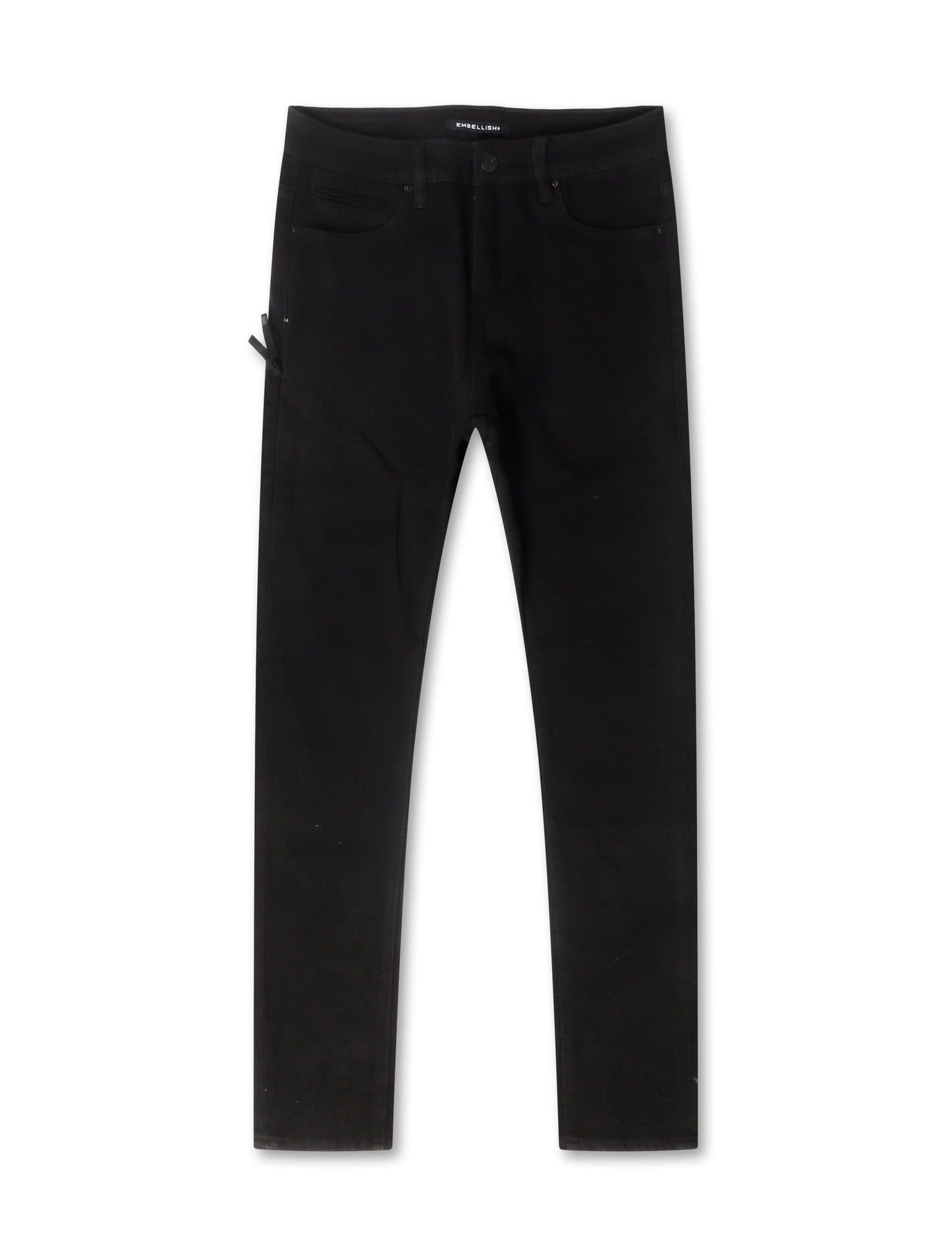Embellish David Skinny Jeans - Jet Black Denim Exchange