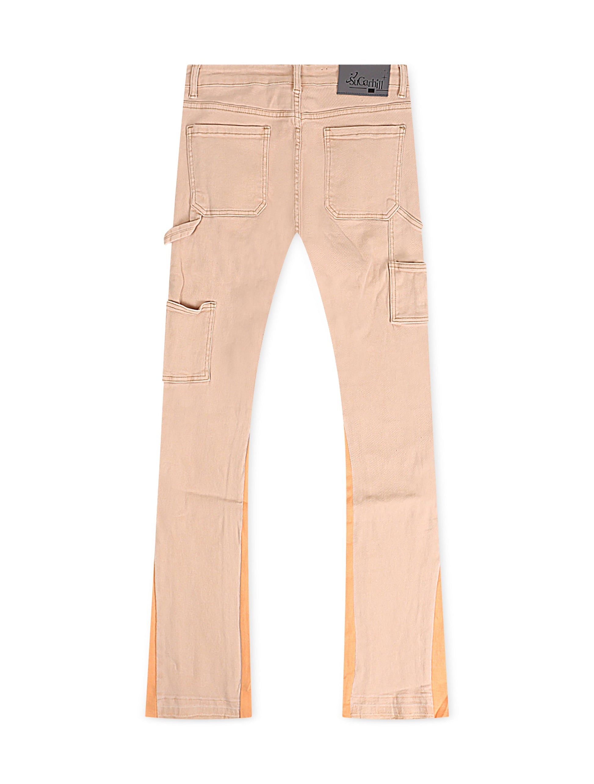 Sugarhill Revolver Stacked Jeans - Desert/Orange Denim Exchange