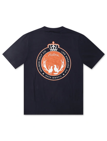 Malbon Oakwood Tee - Navy Denim Exchange