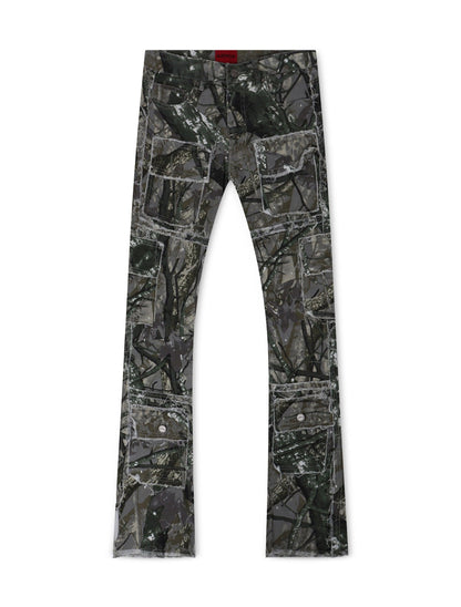 Ajenda Stacked Jeans - Gray Tree Denim Exchange