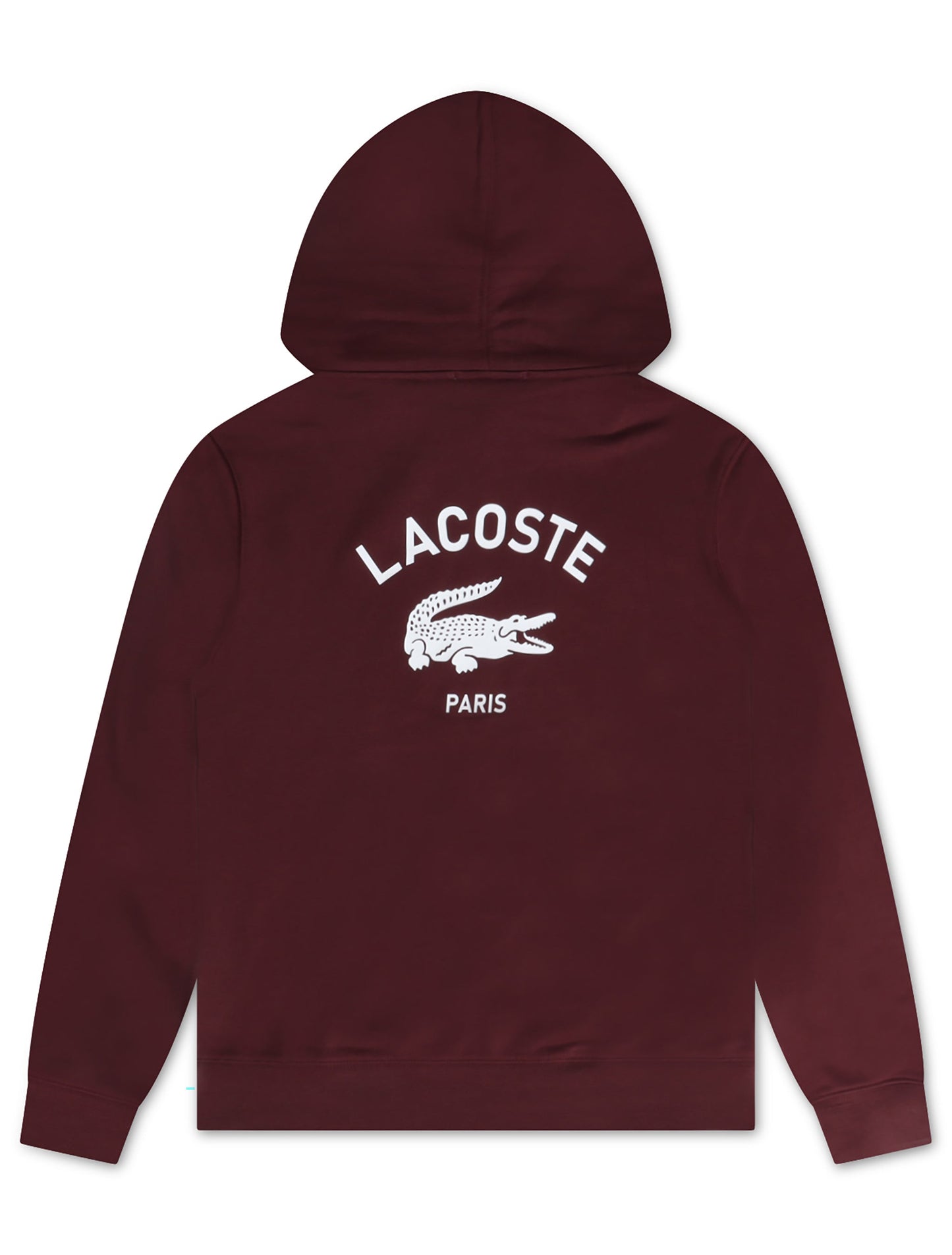 Lacoste Logo Hoodie - Burgundy Denim Exchange