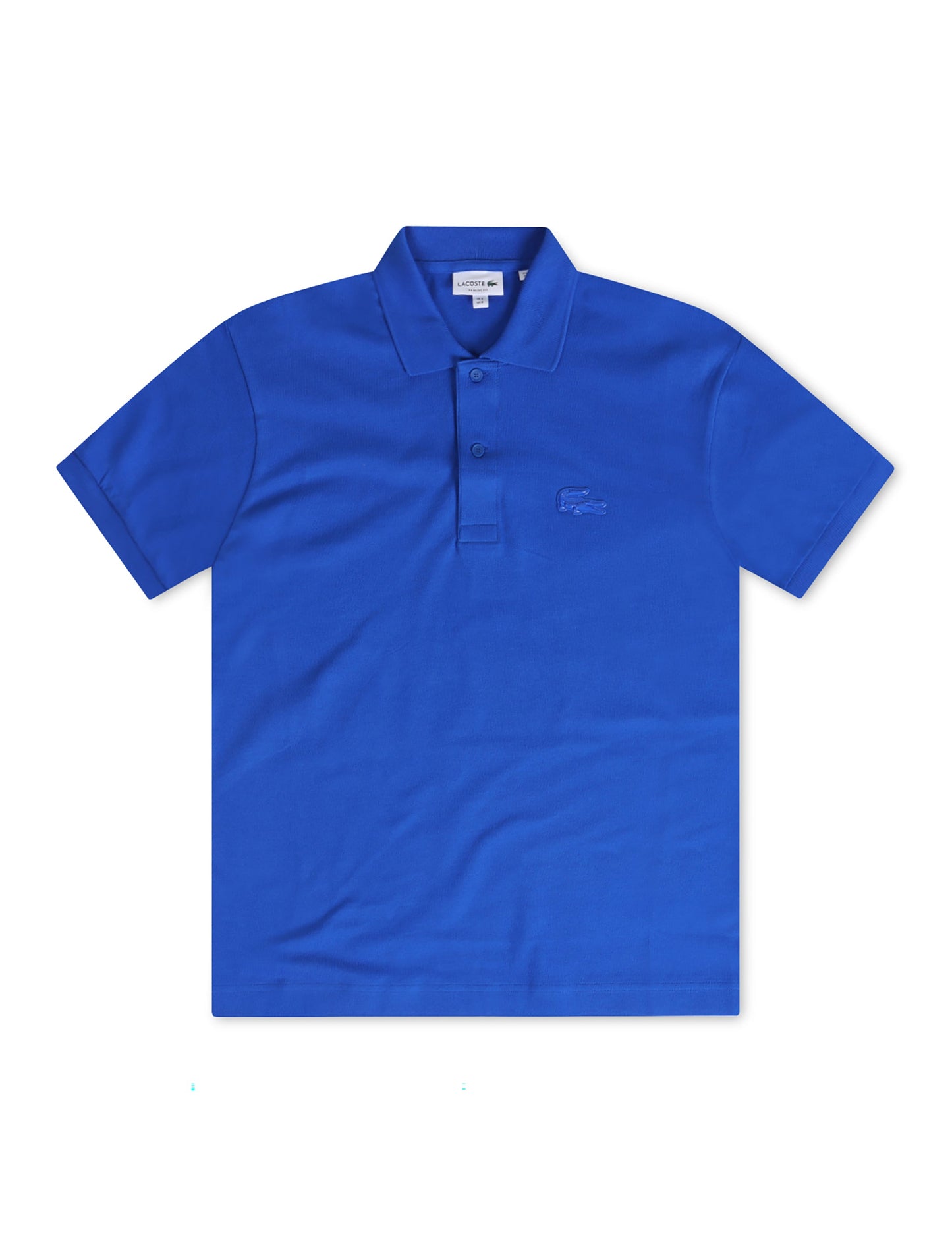 Lacoste Classic Badge Polo Shirt - Blue Denim Exchange