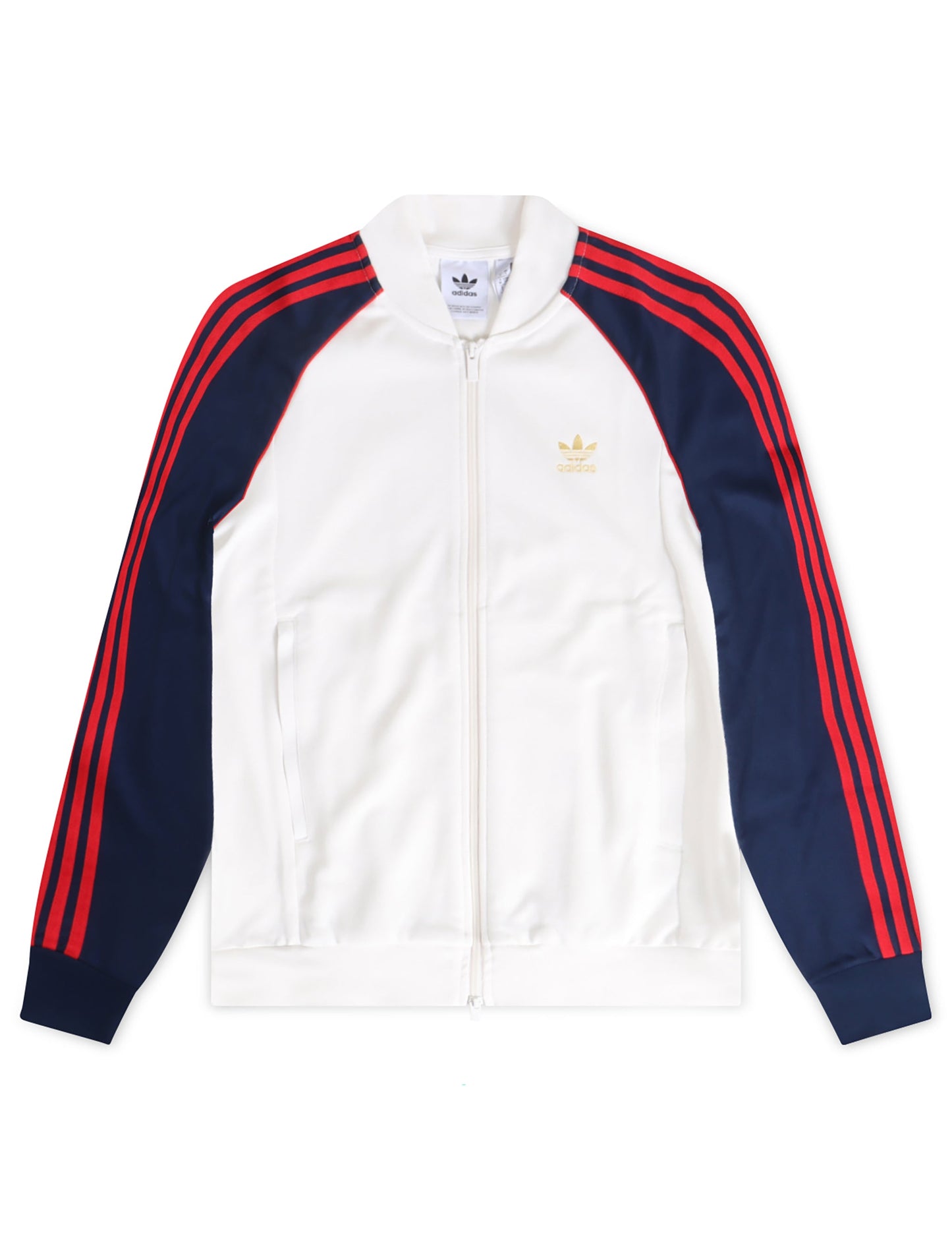Adidas Adicolor Classic Track Jacket - Cloud White Denim Exchange