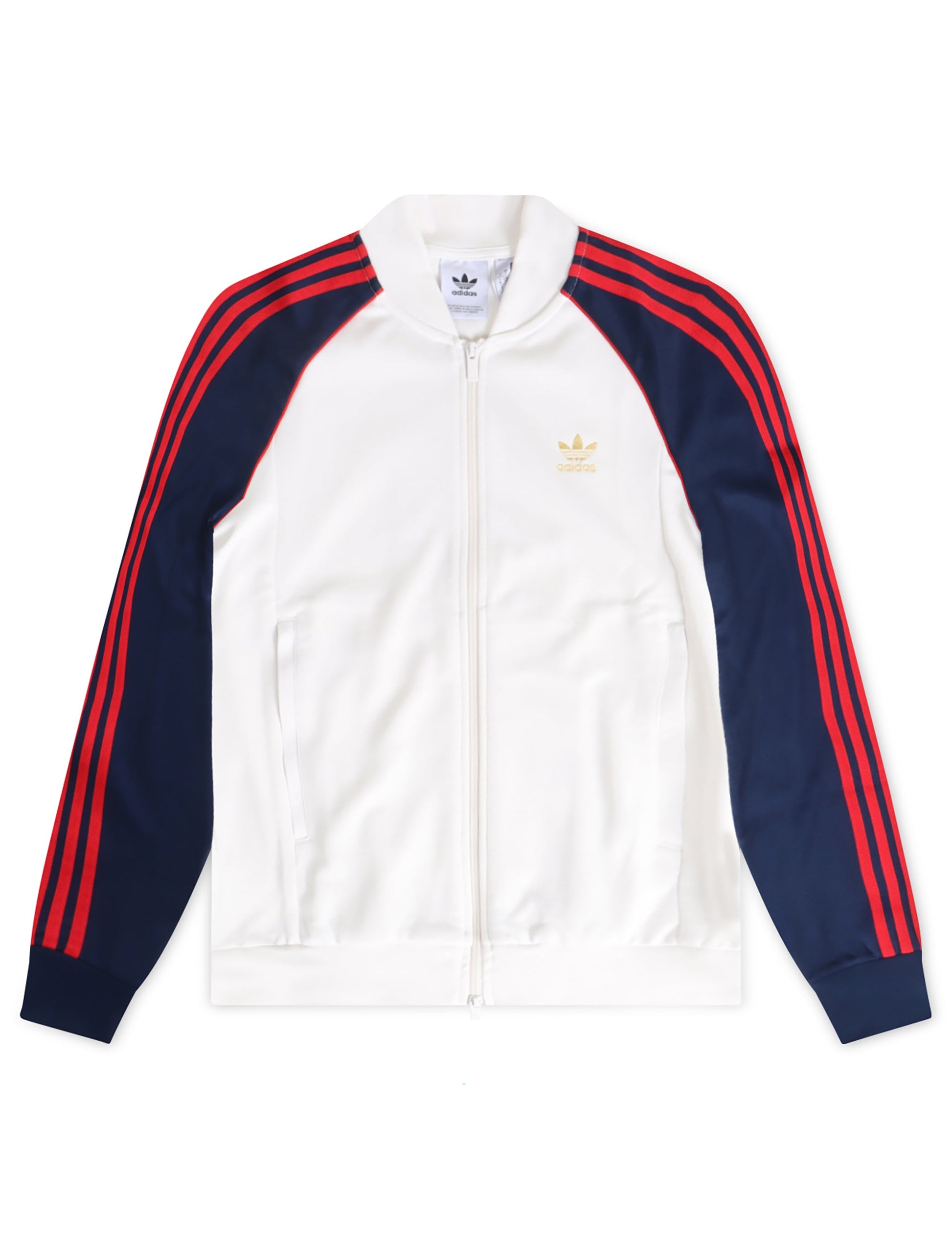 Adidas Adicolor Classic Track Jacket - Cloud White Denim Exchange