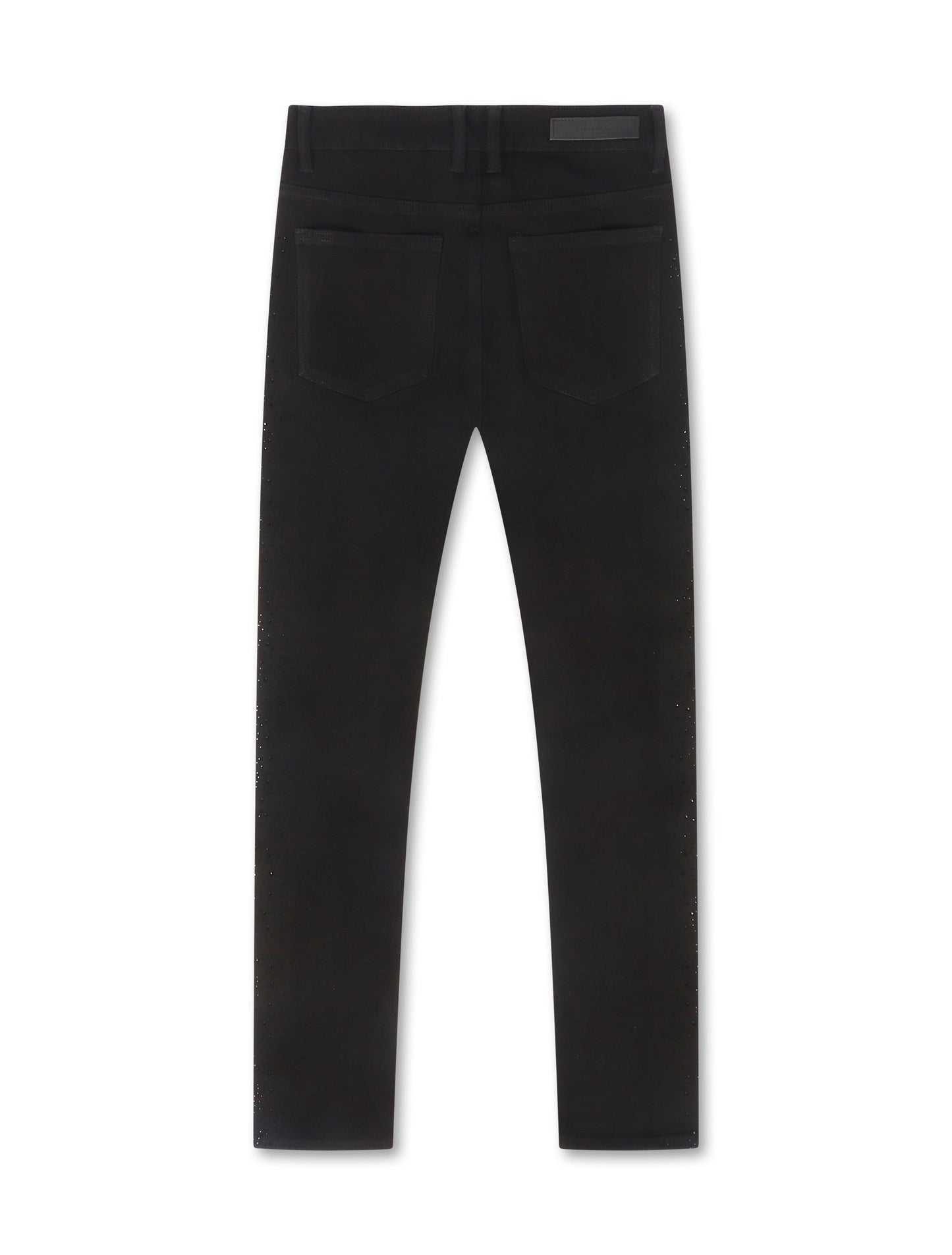 Embellish Frost Denim Rhinestone Jean - Black Denim Exchange